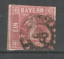 Bavaria 1850 Year Used Stamp , Mi. 03 - Andere & Zonder Classificatie