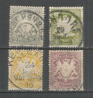 Bavaria 1900 Year Used Stamps , Mi. 65-68 - Sonstige & Ohne Zuordnung