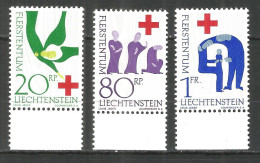 LIECHTENSTEIN 1963 Mint Stamps MNH(**) Set Red Cross - Nuevos