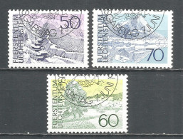 LIECHTENSTEIN 1973 Used Stamps Set - Oblitérés