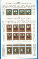 LIECHTENSTEIN 1985 Mint MNH(**) 3 Sheets - Blocs & Feuillets