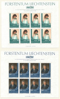 LIECHTENSTEIN 1982 Mint 2 Mini Sheets MNH(**)  - Blocs & Feuillets