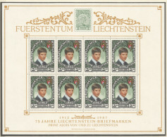 LIECHTENSTEIN 1987 Mint Sheet MNH(**)  - Blocs & Feuillets