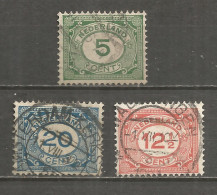 Netherlands 1921 Year, Used Stamps Mi.# 107-09 - Gebruikt