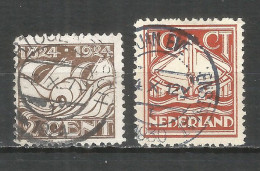 Netherlands 1924 Year, Used Stamps Mi.# 141-42  - Gebruikt