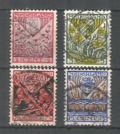 Netherlands 1927 Year, Used Stamps Mi.# 201-204 - Oblitérés