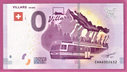 0-Euro CHAG 2017-1 VILLARS 150 ANS  S-7f - Privatentwürfe