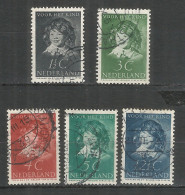 Netherlands 1937 Year, Used Stamps Mi.# 308-312 - Usati