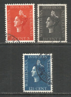 Netherlands 1938 Year, Used Stamps ,Mi 318-20 - Usati