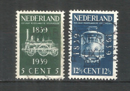 Netherlands 1939 Year, Used Stamps Mi.# 334-35 - Used Stamps