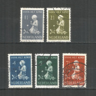 Netherlands 1940 Year, Used Stamps Mi.# 375-79 - Gebraucht