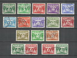 Netherlands 1941 Year, Used Stamps Mi.# 380-391 - Usados