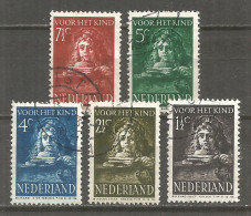 Netherlands 1941 Year, Used Stamps Mi.# 397-401 - Gebraucht