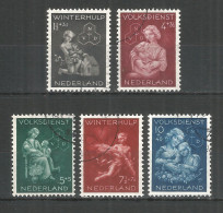 Netherlands 1944 Year, Used Stamps Mi.# 423-427 - Usati