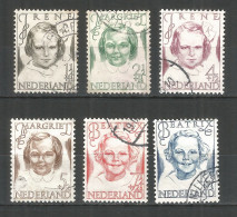 Netherlands 1946 Year, Used Stamps Mi.# 462-67 - Used Stamps