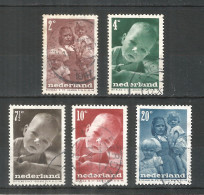 Netherlands 1947 Year, Used Stamps ,Mi 495-99 - Used Stamps