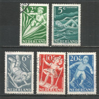 Netherlands 1948 Year, Mint/used Stamps ,Mi 511-15 - Used Stamps