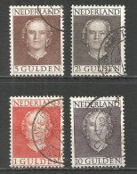 Netherlands 1949 Year, Used Stamps ,Mi 540-43 - Gebraucht