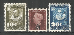 Netherlands 1950 Year, Used Stamps Mi.# 563-64, 551 - Usati