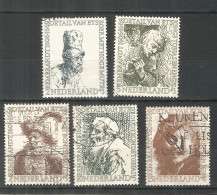 Netherlands 1956 Year, Used Stamps Mi.# 672-76 - Gebraucht