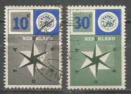 Netherlands 1957 Year, Used Stamps ,Mi 704-05 - Usati