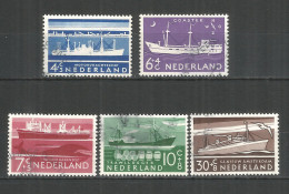 Netherlands 1957 Year, Used Stamps Mi.# 692-96 - Usados