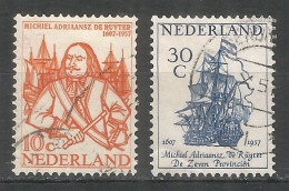 Netherlands 1957 Year, Used Stamps Mi.# 697-698 - Usados