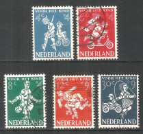 Netherlands 1958 Year, Used Stamps Mi.# 723-27 - Used Stamps