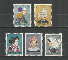 Netherlands 1960 Year, Used Stamps Mi.# 755-759 - Oblitérés