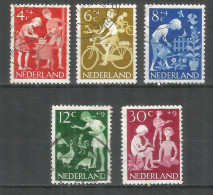 Netherlands 1962 Year, Used Stamps ,Mi 785-89 - Gebraucht