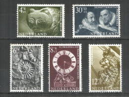 Netherlands 1962 Year, Used Stamps Mi.# 774-78 - Oblitérés