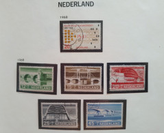 Netherlands 1968 Year, Used Stamps ,Mi # 893-898 Architecture - Usati