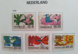 Netherlands 1968 Year, Used Stamps ,Mi # 905-909 - Usados