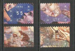 Netherlands 1996 Year, Used Stamps ,Mi 1599-1602 - Usati