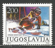 Yugoslavia 1987 Year, Mint Stamp  MNH(**)  - Nuevos