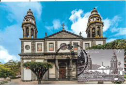 SPAIN. MAXICARD FIRST DAY. SAN CRISTOBAL DE LA LAGUNA CATHEDRAL. WORLD HERITAGE. 2022 - Cartoline Maximum