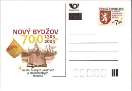 CDV 98 Czech Republic Novy Bydzov Town Anniversary 2005 Heraldic Lion Neu Bidschow - Ansichtskarten