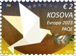 Kosovo, 2023, EUROPA Stamps - Peace - The Highest Value Of Humanity (MNH) - Kosovo