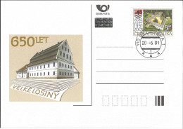 CDV 67 Czech Republic Velke Losiny Paper Production, 650th Anniversary 2001 Groß Ullersdorf - Cartes Postales