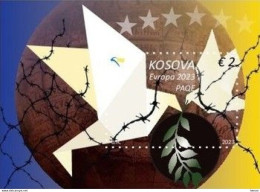 Kosovo, 2023, EUROPA Stamps - Peace - The Highest Value Of Humanity (MNH) - Kosovo