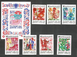 HUNGARY 1979 Year Mint MNH(**) Set+ Block Imperf. - Nuovi