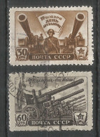 Russia USSR 1945 Year, Used Stamps Mi.# 997-998 - Usados