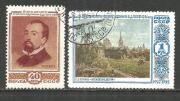 Russia USSR 1952 Year, Used Stamps Mi.# 1649-50 - Oblitérés