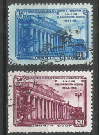 Russia USSR 1954 Year, Used Stamps Mi.# 1738-1739 Architecture - Gebraucht