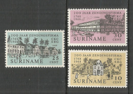 Surinam 1968 Mint Stamps Set MNH (**) Architecture - Suriname