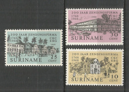 Surinam 1968 Mint Stamps Set MNH (**) Architecture - Surinam