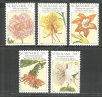 Surinam 1981 Mint Stamps Set MNH (**) Flowers - Suriname