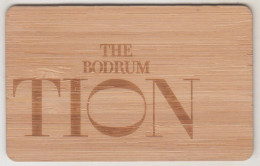 TURKEY Hotel Keycard - Edition Hotels The BODRUM (Wood Card) ,used - Cartas De Hotels
