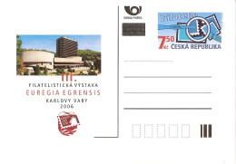CDV 105 Czech Republic Karlovy Vary/Carlsbad Stamp Exhibition 2006 - Esposizioni Filateliche