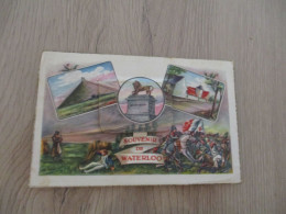 CPA Belgique Belgie Souvenir De Waterloo Système Dépliant Multi Vus - Waterloo